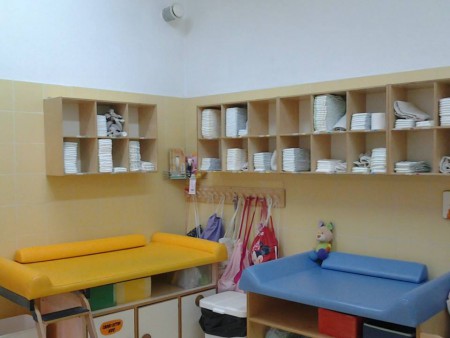 SALA IGIENICA: fasciatoi e caselle personali