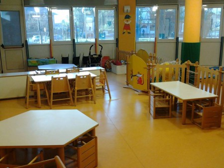 SALONE: angolo della pappa